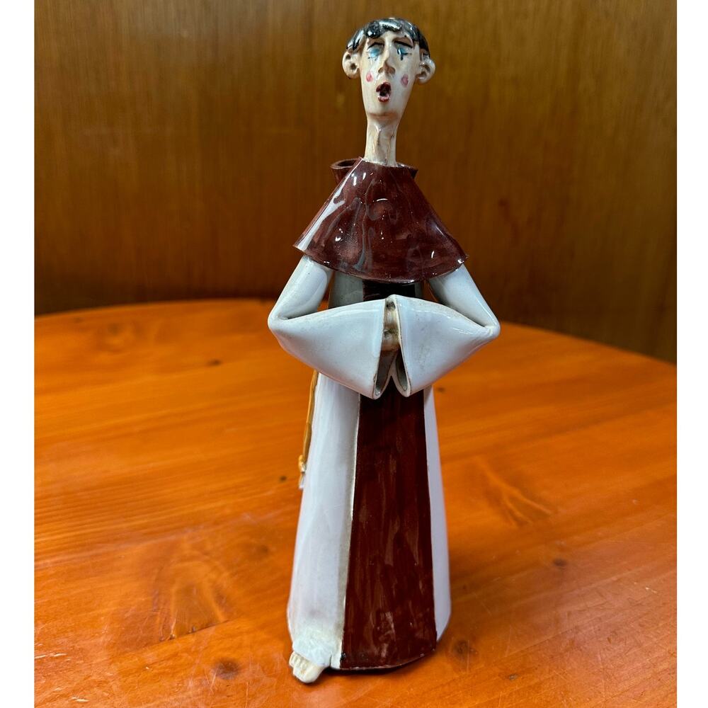 Fontanini Depose Italy Maiori Ceramic Monk - 9"